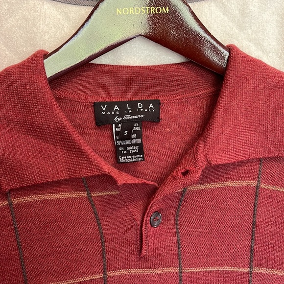 Valda by Toscano Merino Blend Pullover Sweater Men's - Picture 2 of 5